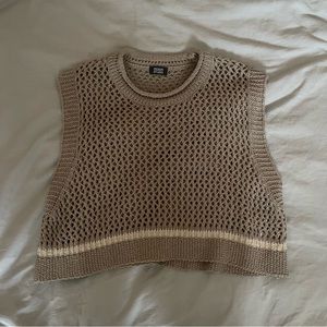 knitted vest tank top
